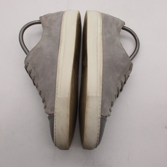 Axel Arigato Gray Leather Sneakers Men's Size US 7.5 Casual Shoes Lace Up - Picture 8 of 11